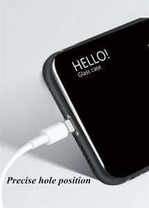 Basit Degrade Temperli Cam OPPO RX17 Neo Silikon TPU Çerçeve Sert Cam arka kapak Için OPPO RX 17Neo Darbeye Dayanıklı fonu