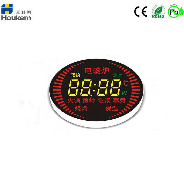 Full Color Custom 7 Segment Indicator with Signs Led Display Screen for Cooker