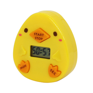 Timer da cucina elettronico di pollo colorato simpatico cartone animato digitale personalizzato - Product Image 2