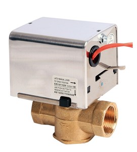 SR207 Dn25 <strong>Pn16</strong> 1'' Inch Mini Electric Electro Motor Forged Brass Ball Valve - Product Image 3