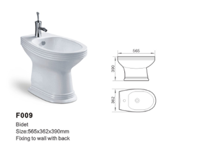Banyo seramik kadın F0018 için temiz vajina tuvalet bide - Product Image 5