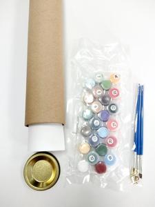 Haddelenmiş 16X20 inç Diy soyut gökkuşağı hayvan sanat kiti aslan boya
