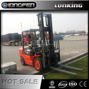 FD35 Lonking מותג <span class=keywords><strong>3</strong></span>.5 טון דיזל מלגזת עם פנאומטי צמיג צמיג מוצק