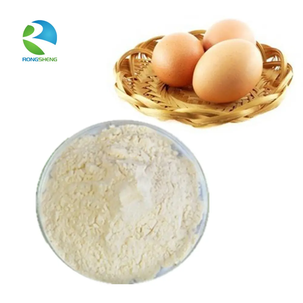 Polvere proteica bianca dell'uovo secca organica all'ingrosso di alta qualità per alimento