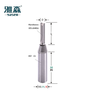 12 millimetri Shank Router Bit Solid Carbide Etero Bit per la Lavorazione Del Legno - Product Image 1