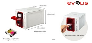 Öğrenci çalışan okul hükümet kimlik kartı Evolis Zenius tek taraflı plastik PVC kimlik kartı yazıcı - Product Image 4