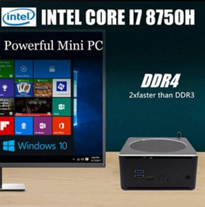 Popüler oyun PC I9 8950HK/i7 8750H 6 çekirdek 12 konuları 12M önbellek Mini Pc 2 * M.2 2 * DDR4 2666MHz 32GB Win10 Pro 4K HD Mini DP - Product Image 3