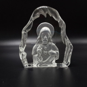 Professional EngravedJesus Christ Crystal <strong>Gifts</strong> for Souvenir - Product Image 2