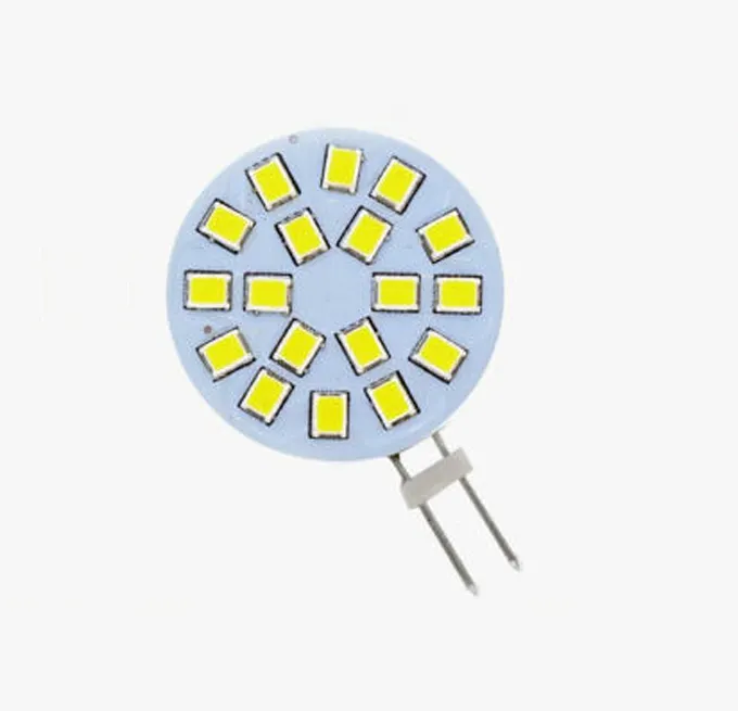 Yüksek lümen Düz Disk PCB 10-30 v 2835SMD G4 LED Ampul Spot Işık