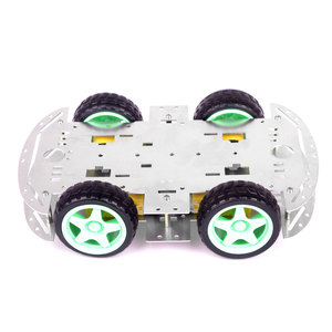 4WD Smart <strong>Robot</strong> Car Aluminium Chassis Kits 4WD Metal Chassis Kits For DIY Education &amp; Maker Boards - Product Image 2