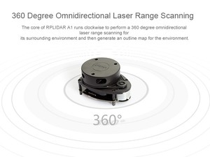 RPLiDAR A1M8 360 Gradi 2D Laser Scanner Kit Lidar Distanza di Rilevamento Sensore di 12M Gamma - Product Image 3