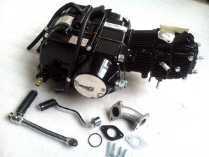 LF70CC <span class=keywords><strong>70cc</strong></span> ליפאן מנוע אופנוע מצנן אוויר ידני להתחיל לבעוט מנוע שחור