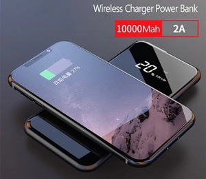 <span class=keywords><strong>2025</strong></span>热卖新Product-10000mah无线电源，带2个USB端口微型USB输入接口10w输出功率