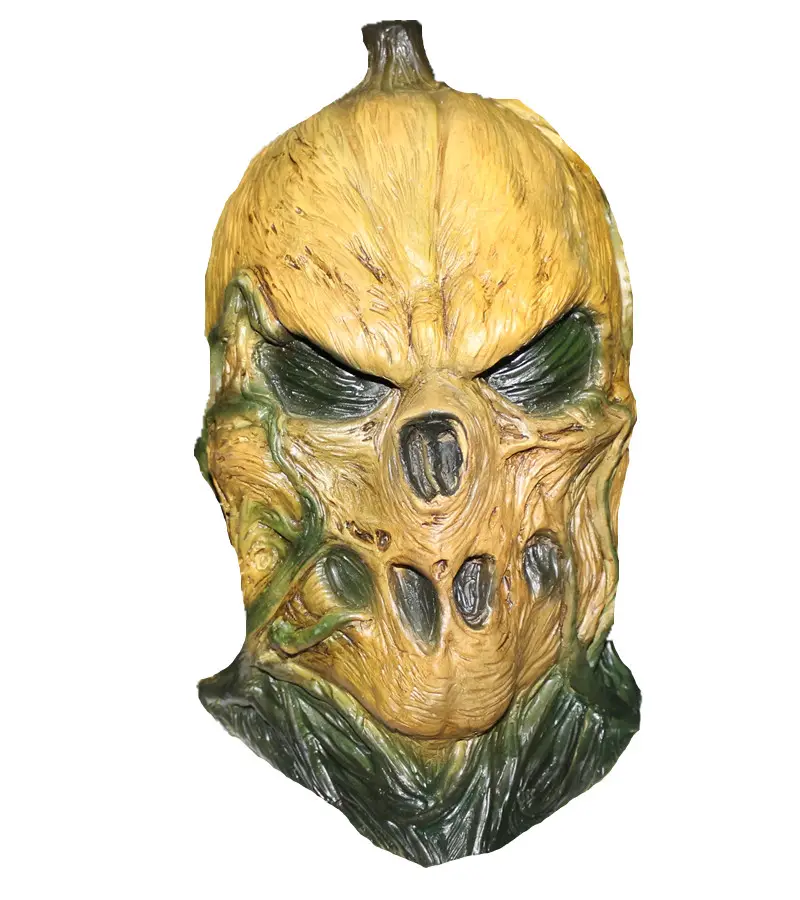 Máscara de cabeza de calabaza de Terror para Halloween, accesorio para fiesta, Cosplay, máscara de látex para Halloween