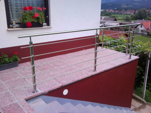 304 in acciaio inox corrimano balcone ringhiera supporto inox balaustre per esterni scala interna ringhiera ponte raccordo protezione - Product Image 5