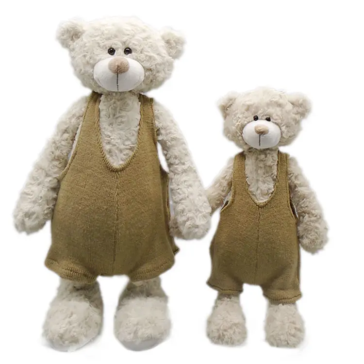 10 Zoll Factory Direct Plüsch Teddybär Kuschel gefüllte Puppen mit Kleidung