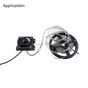 30A выключатели со светодиодным индикатором DC 12V 24V 360 Вт с регулируемой яркостью лампы накаливания Газа Драйвер один цвет светодиодные ленты свет контроллер питания 5050 3528 - Product Image 5