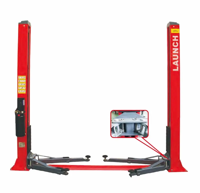 Starten Sie TLT240SB Hydraulic Used 2 Post Car Lift/ Elevator Doppel zylinder Hydraulic Lift Two Post Ce