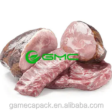 PVDC प्लास्टिक वैक्यूम गर्मी हटना खाद्य पैकेजिंग बैग के लिए ताजा/जमे हुए मांस खाद्य पैकिंग