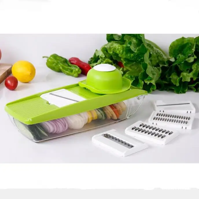 4 In 1 Multi-function fruit vegetable grater/shredder machine with container