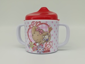จีนโรงงานที่ดีที่สุดขายทนทานส่วนบุคคลพิมพ์เด็กเมลามีนแก้ว - Product Image 3