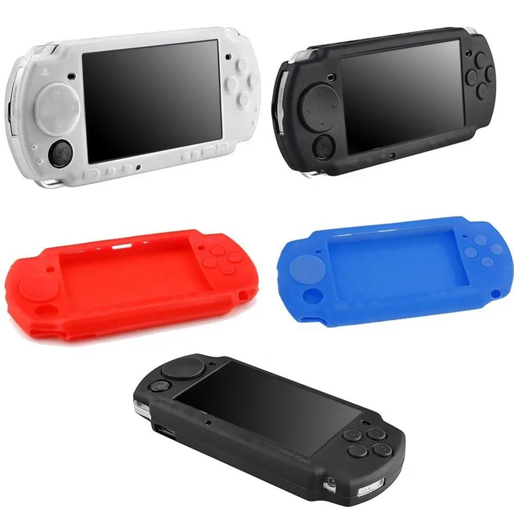 PSP 20003000スリムシリコンケース用保護ソフトスリーブラバーシリオンスキンカバー高品質高速発送