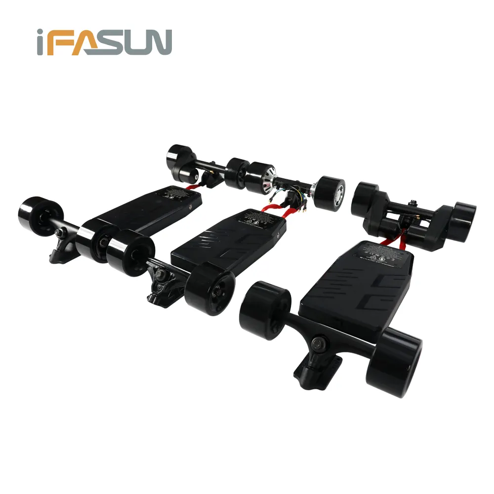 IFASUN-Kit de Motor de doble correa o doble eje, 45KMH, tabla de Skate eléctrica, DIY