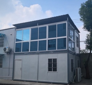 Son 2 katlı sandviç panel prefabrik yalıtımlı konteyner evler konut ve kantin