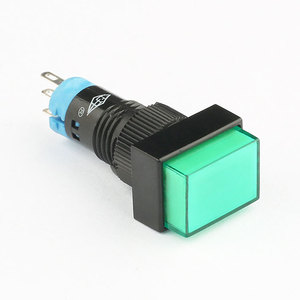Fabrik preis LED beleuchtet Start Stopp Zurücksetzen quadratischer Mini-Schalter Druckknopf - Product Image 1