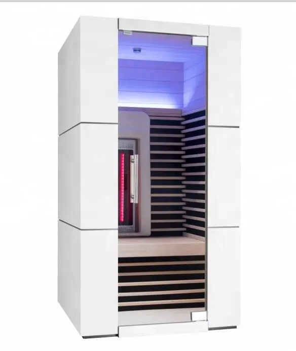 SPA d'hiver vendeur haut de gamme Sauna Design moderne intérieur Sauna Portable 1 personne Sauna infrarouge