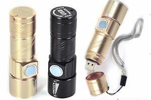 Siêu sáng <span class=keywords><strong>LED</strong></span> Nhôm hợp kim Xe Đạp Đầu ánh sáng không dây và không thấm nước USB có thể sạc lại an toàn đèn phía trước pin Powered - Product Image 5