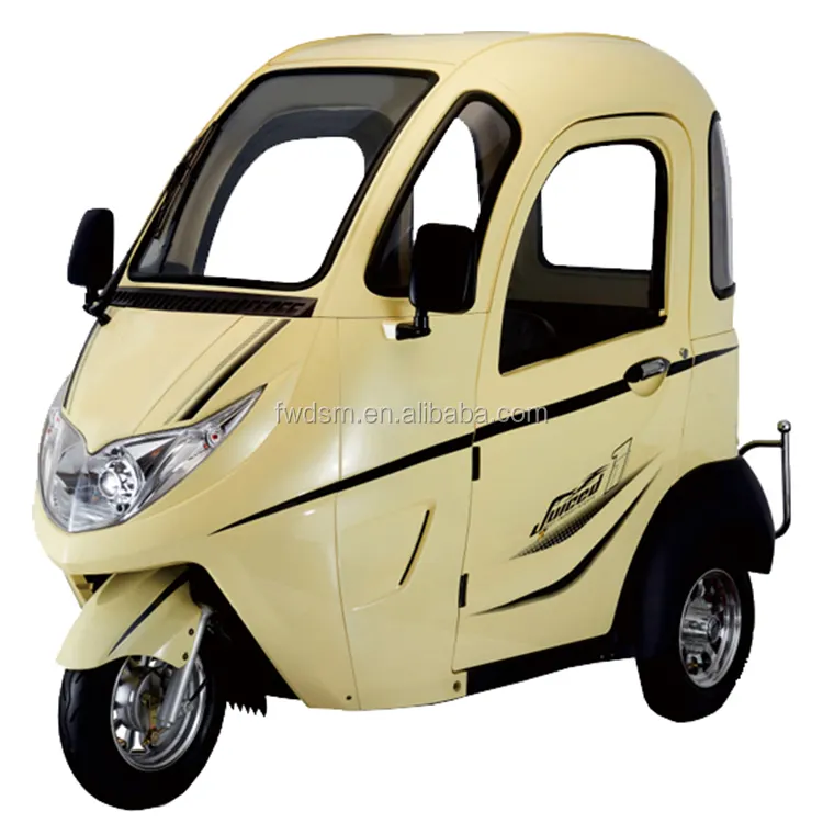 Electric battery operated three wheel vehicle