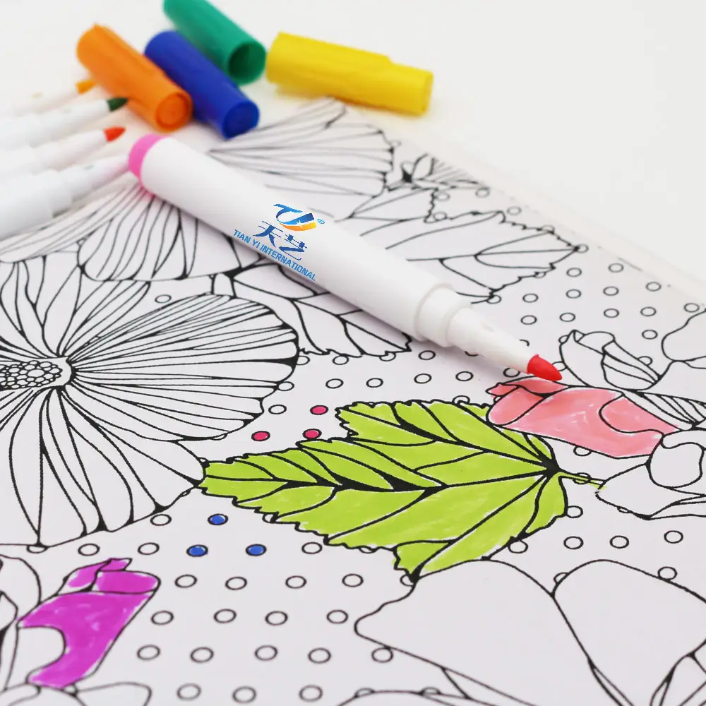 Canetas marcador de camiseta colorida de fábrica, canetas à prova d'água para escrita diy em roupas