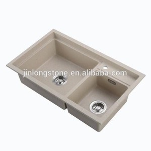 高品质厨房天然黑色花岗岩水槽，大理石陶瓷厨房水槽纳米，底座33 "22" 10厨房水槽手工制作