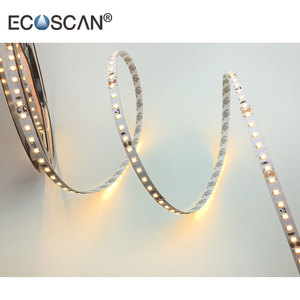 ECOSCAN 5m 120LED/m sıcak beyaz tek sıra DC24 volt SMD2835 küçük led şerit işıklar
