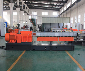Twin and Double Screw <strong>Polymer</strong> Plastic Extrusion Masterbatchs Machine/used Pet <strong>Extruder</strong>