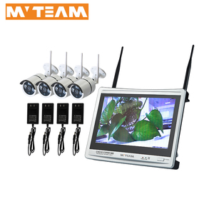 12.5 Screen 4CH P2P Wireless <strong>IP</strong> <strong>Camera</strong> NVR Kit All in One Cctv Pack Monitor Wifi <strong>Camera</strong> Nvr System <strong>4</strong> Ch Security Monitoring Kit