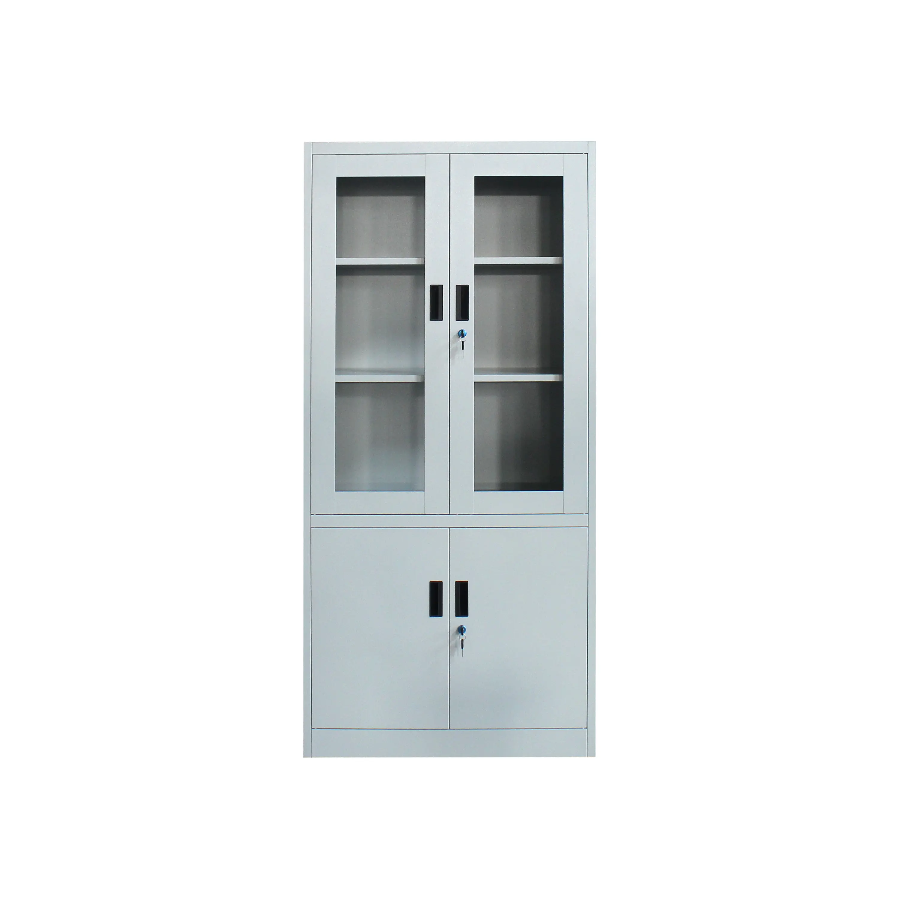 Iron Steel Knock-down Furniture Office File Storage Cupboard Lockers Metal Cupboard Filing Cabinet Home Bedroom