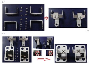 <span class=keywords><strong>Arduino</strong></span> Montieren 6DOF Zweibeiniger Roboter Ausrüstung Ersatz Servos