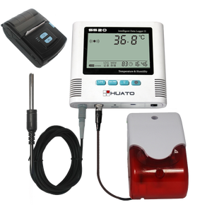 Registrador de datos de temperatura y humedad de alta precisión, combinado con la impresora - Product Image 5