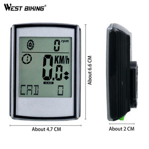 WEST Biking 3-in-1 Wireless LED Exercise Bike <strong>Computer</strong> Multi-<strong>Functional</strong> with Cadence Heart Rate Speed Sensor