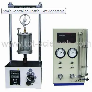 Máquina de prueba Triaxial para suelo y roca