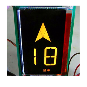 5'' Vertical 7 <strong>Segment</strong> LED <strong>Display</strong> , Elevator <strong>Lcd</strong> <strong>Display</strong> With Blue Background - Product Image 3