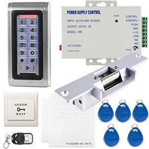 Contraseña y desbloqueo de tarjeta impermeable pequeño Control de Acceso puerta entrada seguridad cerradura puerta sistema de intercomunicación - Product Image 6