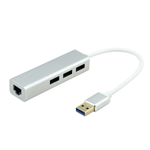 USB 3.0 Hub 3 Porte USB3.0 Hub USB 3.0 Connettore per il Dispositivo USB con RJ45 connettore - Product Image 1