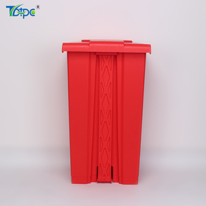 30l 50l 80l 100l plastik pedalı kırmızı kutuları biohazard atık