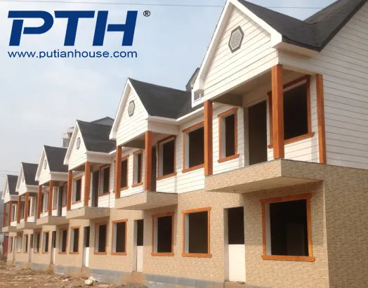 PTH Fast Construction Light Steel Structure Real Estate Modular Prefab Houses