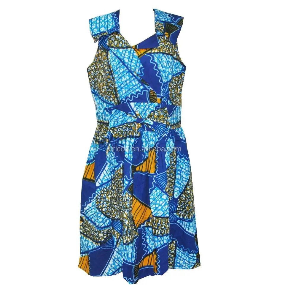Afrikaanse Batik Stof Nieuwste Mode Afrikaanse Wax Jurken Stijlen