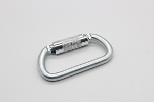 Carabiner כבד החובה D סוג 23KN אוטומטי נעילה מזויף פלדה עבור חיצוני העפלה Carabiner וו JS-1062,JS-1062 מתכת וו