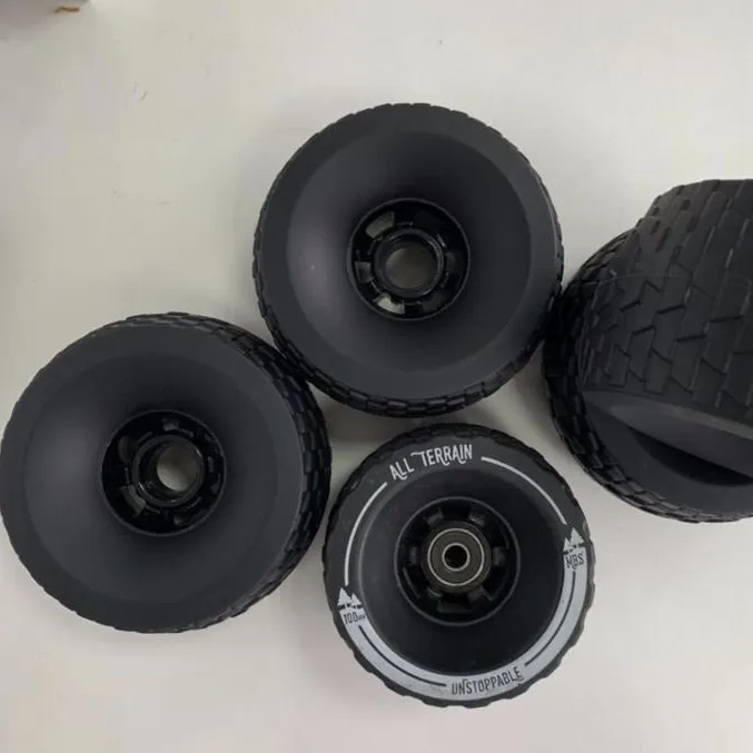 Skate elétrico 97mm/120mmpu roda, atw para jogadores diy disponível, mais novas rodas impulsionadas de vendas diretas de fábrica